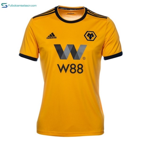 Camiseta Wolves 1ª 2018/19 Amarillo